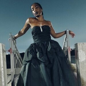 VINTAGE 80s MIKE BENET GOWN